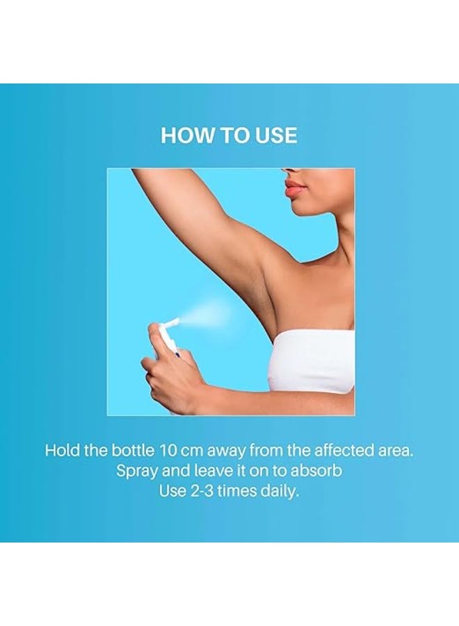 DERMDOC 5% Glycolic Acid Underarm Brightening Spray Treatment 30ml | Multipurpose Exfoliating Toner For Dark Spots On Face & Body | Reduces Hyperpigmentation | Evens Skin Tone | Controls Odour | Helps with Dark Neck & Knees, Strawberry Legs - Image 3